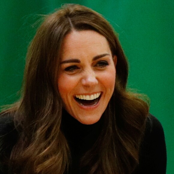 Kate Middleton, duchesse de Cambridge, et le prince William étaient le 30 octobre 2018 à Basildon dans l'Essex pour un de Coach Core, programme soutenu par la Fondation royale.