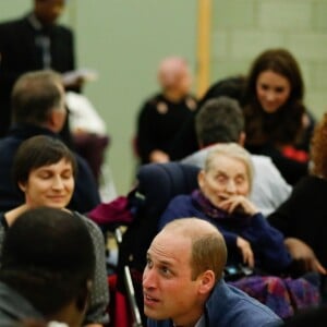 Kate Middleton, duchesse de Cambridge, et le prince William étaient le 30 octobre 2018 à Basildon dans l'Essex pour un de Coach Core, programme soutenu par la Fondation royale.