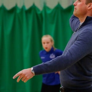 Kate Middleton, duchesse de Cambridge, et le prince William étaient le 30 octobre 2018 à Basildon dans l'Essex pour un de Coach Core, programme soutenu par la Fondation royale.