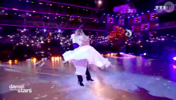Héloïse Martin et Christophe Licata dans "Danse avec les stars 9" sur TF1, le 3 novembre 2018.