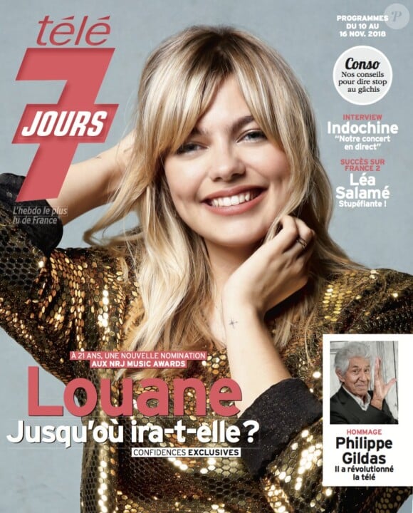 Magazine "Télé 7 Jours" en kiosques le 5 novembre 2018.