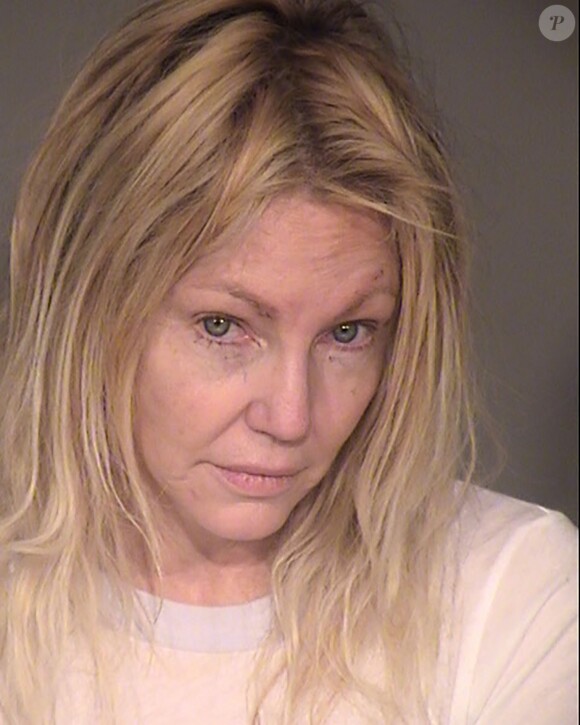 Mugshot de Heather Locklear après son arrestation pour violences conjugales, le 26 février 2018 dans le comté de Ventura, en Californie.