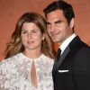 Roger Federer et sa femme Mirka - Dîner des champions du tournoi de Wimbledon à Londres le 16 juillet 2017.