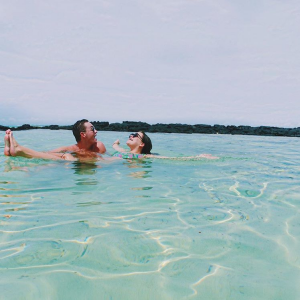Camille Gottlieb lors de ses vacances avec son ami Hugo à l'île Maurice fin octobre - début novembre 2018, photo issue de son compte Instagram.