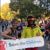 Image de la story Instagram de Teri Hatcher le 4 novembre 2018, lorsqu'elle a couru le marathon de New York avec sa fille Emerson Tenney au profit de l'association Save the Children.