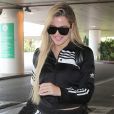 Exclusif - Khloe Kardashian à l'aéroport de LAX à Los Angeles le 11 octobre 2018.