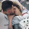 Hugo, Manon et Lenny à l'hôpital - Instagram, 5 novembre 2018