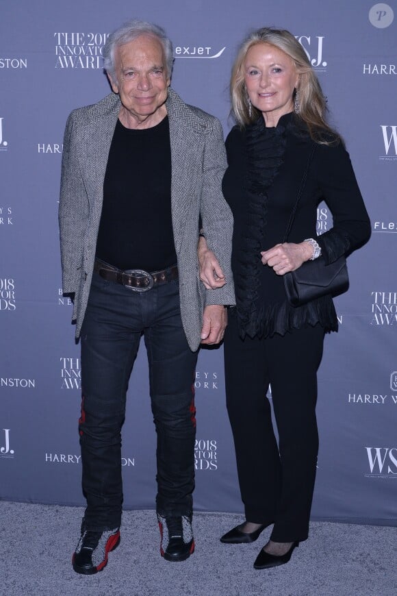 Ralph Lauren et Ricky Anne Loew-Beer - WSJ. Magazine 2018 Innovator Awards (soirée sponsorisée par Harry Winston, FlexJet et Barneys New York) au MoMA à New York, le 7 novembre 2018.