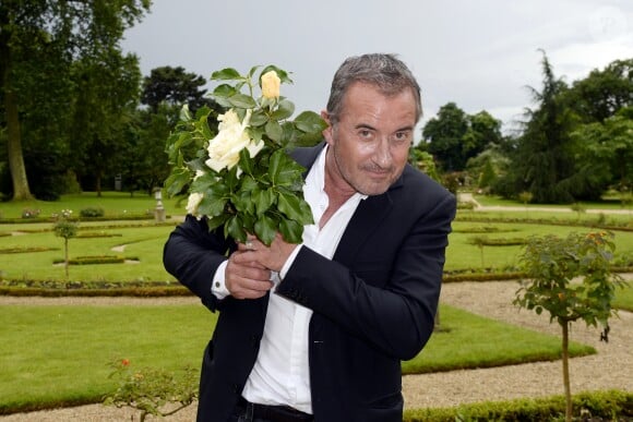 Exclusif - Baptême de la rose "Christophe Dechavanne" au Parc de Bagatelle à Paris le 16 juin 2016.