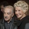 Danièle Gilbert et son mari Patrick Scemama à l'élection Miss Prestige national 2015 au "Royal Palace" à Kirrwiller, le 18 janvier 2015.