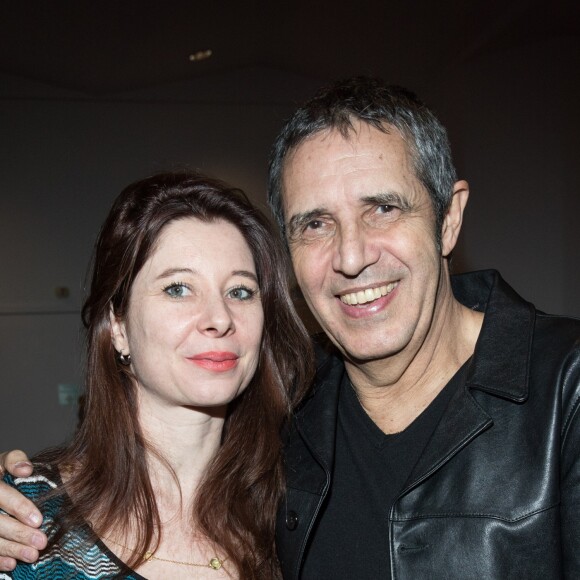 Exclusif - Julien Clerc et sa femme Hélène Grémillon - Julien Clerc en concert à la Salle Pleyel pour "La Tournée des 50 ans" à Paris le 18 mars 2018 © Cyril Moreau