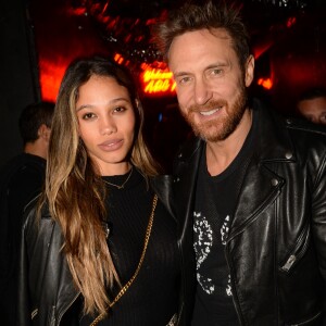 Exclusif - David Guetta et sa compagne Jessica Ledon - People au club "L'Arc" à Paris le 26 septembre 2018. © Rachid Bellak / Bestimage