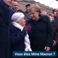 Angela Merkel confondue avec Brigitte Macron, Emmanuel Macron imperturbable