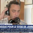 Jean-Baptiste Guégan va enregistrer un album avec des chansons qui avait été prévues pour Johnny Hallyday. Confidences à BFMTV, le 12 novembre 2018.