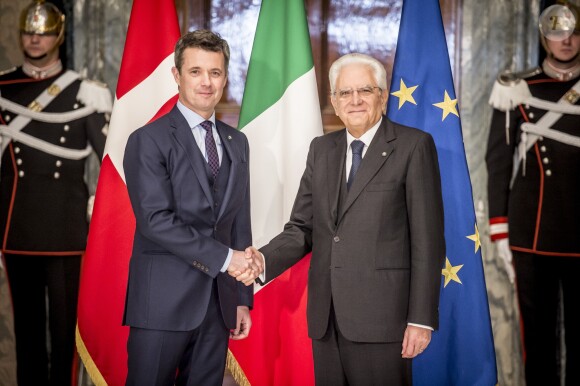 Le prince héritier Frederik de Danemark et la princesse Mary ont été reçus le 6 novembre 2018 au palais du Quirinal à Rome par le président italien Sergio Mattarella et sa fille Laura.