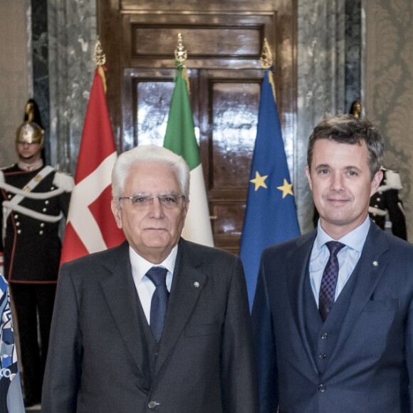 Le prince héritier Frederik de Danemark et la princesse Mary ont été reçus le 6 novembre 2018 au palais du Quirinal à Rome par le président italien Sergio Mattarella et sa fille Laura.