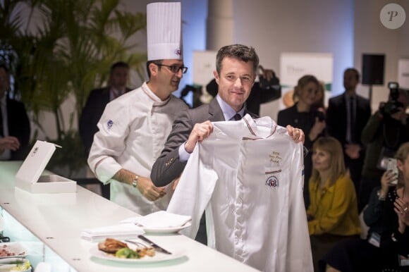 Le prince Frederik et la princesse Mary de Danemark ont assisté à un événement gastronomique nordique et italien lors d'une visite économique et culturelle à Rome, Italie, le 7 novembre 2018.