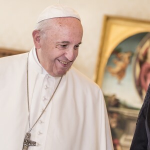 Le prince Frederik et la princesse Mary de Danemark ont été reçus en audience par le pape François au Vatican lors de leur visite officielle à Rome, le 8 novembre 2018