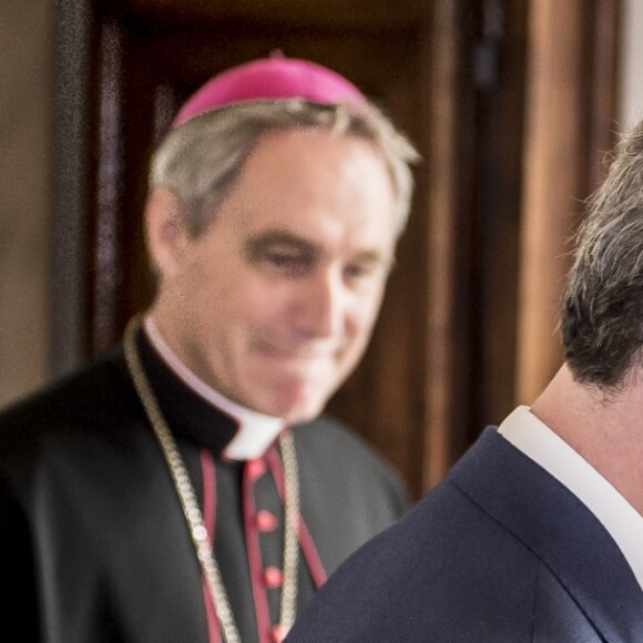 Le prince Frederik et la princesse Mary de Danemark ont été reçus en audience par le pape François au Vatican lors de leur visite officielle à Rome, le 8 novembre 2018