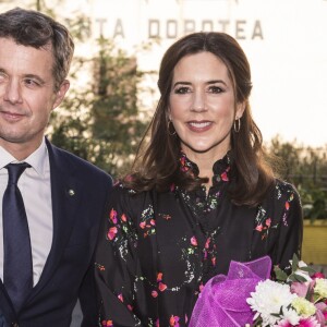 Le prince Frederik et la princesse Mary de Danemark ont visité l'hôpital pour enfants Bambino Gesu à Rome le 8 novembre 2018, en clôture de leur visite officielle.