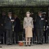 La reine Margrethe II de Danemark lors de la cérémonie commémorative du centenaire de la fin de la Première Guerre mondiale à Aarhus le 11 novembre 2018