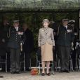 La reine Margrethe II de Danemark lors de la cérémonie commémorative du centenaire de la fin de la Première Guerre mondiale à Aarhus le 11 novembre 2018