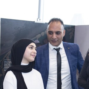 La princesse Mary de Danemark le 12 novembre 2018 à Aarhus lors de la cérémonie d'ouverture de l'exposition #childmothers, qui met en lumière la vie de très jeunes mères dans cinq pays en développement.