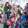 La princesse Mary de Danemark le 12 novembre 2018 à Aarhus lors de la cérémonie d'ouverture de l'exposition #childmothers, qui met en lumière la vie de très jeunes mères dans cinq pays en développement.