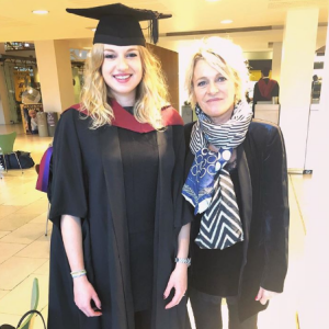 Sophie Davant a assisté à la remise des diplômes de sa fille Valentine à Londres en novembre 2018.