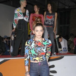 Paris Jackson assiste à la soirée de lancement de la collection Keith Haring x alice + olivia aux Highline Stages. New York, le 13 novembre 2018.