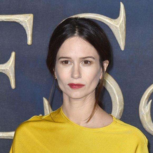 Katherine Waterston (enceinte) - Avant-Première du film "Les Animaux fantastiques : Les Crimes de Grindelwald" au cinéma Cineworld Leicester Square à Londres, Royaume Uni, le 13 novembre 2018.