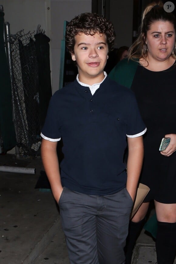 Gaten Matarazzo est allé dîner au restaurant Catch à Hollywood, le 8 novembre 2017.