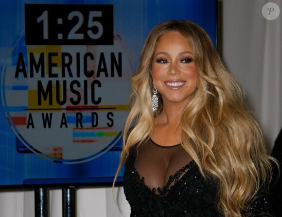 Mariah Carey à la press room des American Music Awards 2018 au théâtre Microsoft à Los Angeles, le 9 octobre 2018