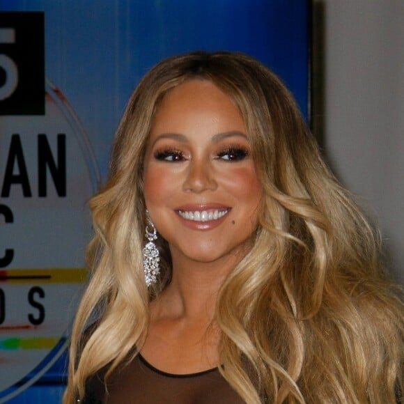 Mariah Carey à la press room des American Music Awards 2018 au théâtre Microsoft à Los Angeles, le 9 octobre 2018