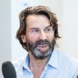 Frédéric Beigbeder lors d'une interview au salon du livre à Francfort, Allemagne le 10 octobre 2018.