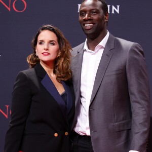 Omar Sy et sa femme Hélène - Première du film "Inferno" à Berlin. Le 10 octobre 2016