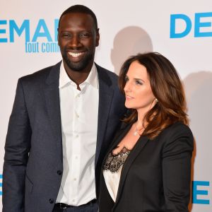 Omar Sy et sa femme Hélène - Avant première du film "Demain tout commence" au Grand Rex à Paris le 28 novembre 2016. © Coadic Guirec/Bestimage