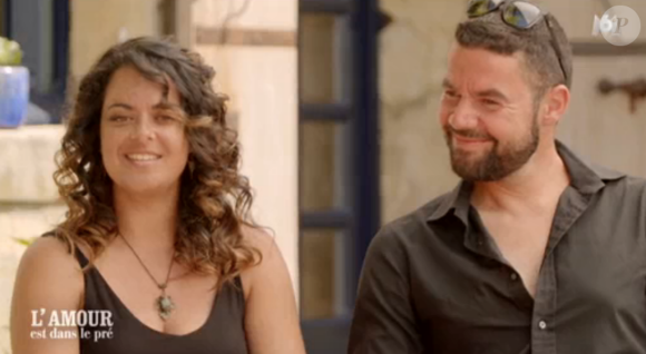 Laetitia et Raoul lors du bilan de "L'amour est dans le pré 2018" sur M6 lundi 26 novembre 2018.