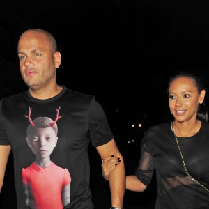 Mel B et Stephen Belafonte à Londres, en août 2014.