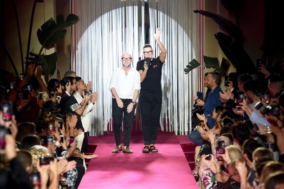 Défilé Dolce & Gabbana pendant la Fashion Week Printemps / Été 2019 homme de Milan, Italie, le 16 juin 2018.