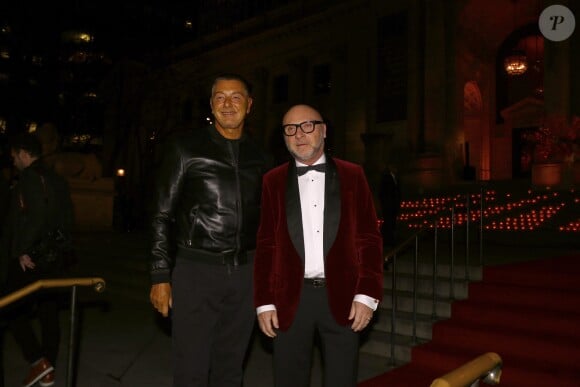Stefano Gabbana et Domenico Dolce - Soirée de présentation Haute Joaillerie Dolce & Gabbana à New York le 6 avril 2018.
