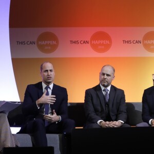 Le prince William, duc de Cambridge, assiste à la conférence "This Can Happen" à Londres. Le 20 novembre 2018