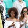 Susan Gossage encourage son compagnon Jérémy Chardy lors des internationaux de Roland Garros à Paris le 30 mai 2018. © Cyril Moreau - Dominique Jacovides / Bestimage