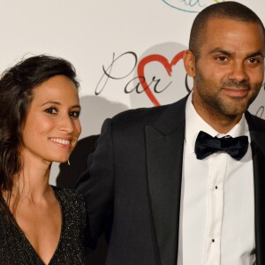 Exclusif - Tony Parker (président du festival Lyon gagne avec ses femmes) et sa femme Axelle Francine - Soirée "Par Coeur Gala" à l'Abbaye de Collonges à Lyon, France, le 14 septembre 2018. © Romain Doucelin/Bestimage