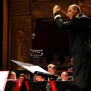 Exclusif - Concert caritatif donné par la Musique des Sapeurs Pompiers de la ville de Nice à l'Opéra de Nice, au profit de la Fondation Lenval, avec pour marraine Laura Tenoudji Estrosi. Nice, le 24 novembre 2014. © Bruno Bebert/Bestimage