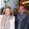 Valérie Trierweiler et son compagnon Romain Magellan lors de la soirée de lancement du "Winter Time 2018" au profit de l'association ELA à l'hôtel Sofitel rue du Faubourg Saint-Honoré à Paris, France, le 15 Novembre 2018. Les festivités débutent par le lancement des illuminations de Noël de la rue du Faubourg Saint-Honoré et ensuite d'une soirée privée au Sofitel. Une tombola est ouverte au public afin de récolter des fonds pour l'association et l'intégralité des gains seront reversés à l'association ELA. © Denis Guignebourg/BestImage