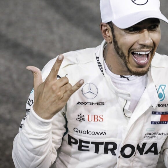 Lewis Hamilton au Grand Prix d'Abu Dhabi le 25 novembre 2018.