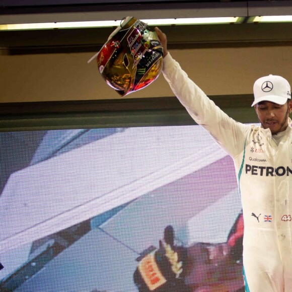 Lewis Hamilton au Grand Prix d'Abu Dhabi le 25 novembre 2018.