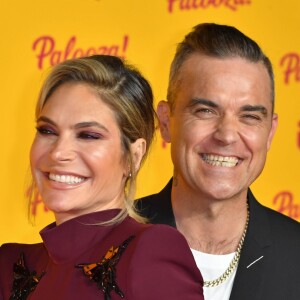 Robbie Williams et sa femme Ayda Field à la soirée ITV Palooza au Royal Festival Halls à Londres, le 16 octobre 2018.