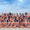 Les 30 Miss régionales prennent la pose en bikini lors de leur voyage de préparation à l'île Maurice, à moins d'un mois de l'élection de Miss France 2019.
